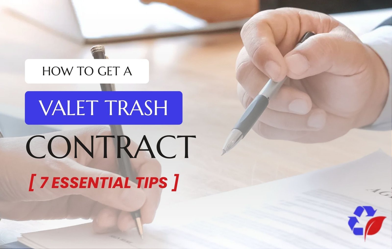 How to Get a Valet Trash Contract