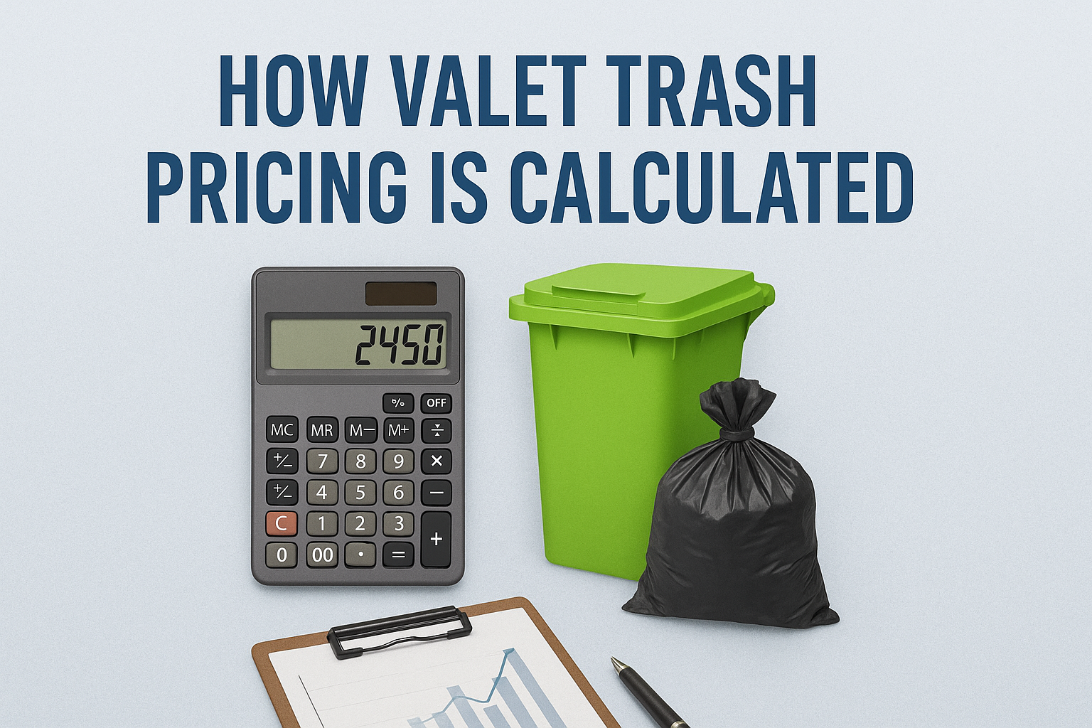 How Valet Trash Pricing Is Calculated